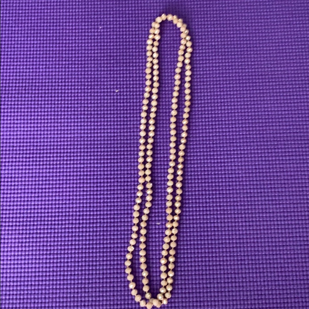 Super cute long beaded necklace